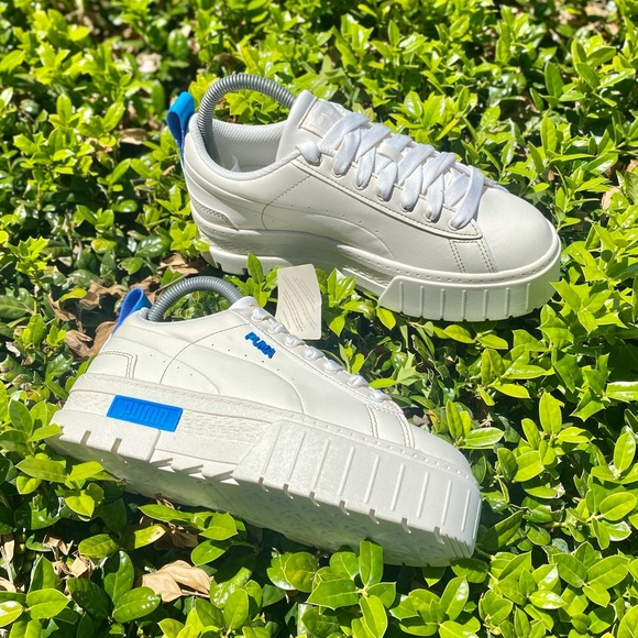 Puma Mayze Infuse Tan Lifestyle Platform Sneakers - Picture 5 of 10